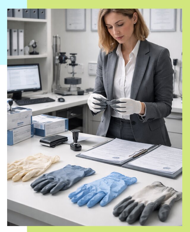 Сертификация перчаток в Кемерово от 8845 р. | Алешин-Кмр