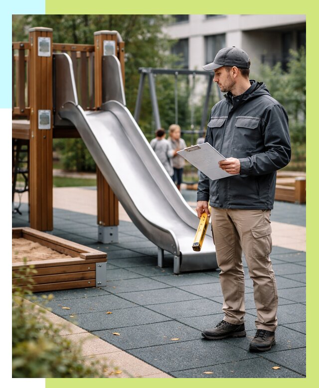 Сертификация детских площадок в Кемерово от 26015 р. | Алешин-Кмр