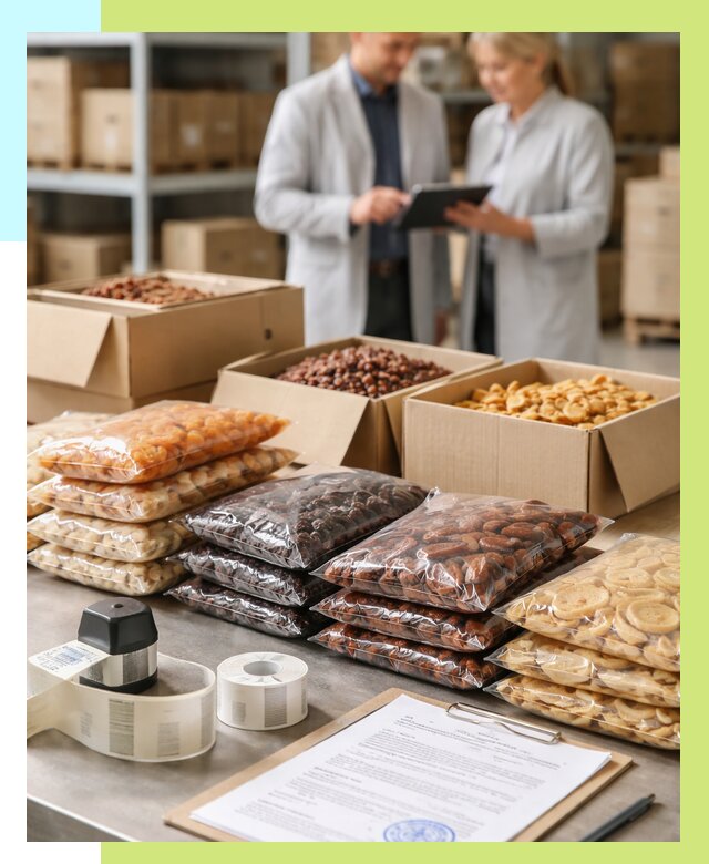 Сертификация сухофруктов в Кемерово от 12487 р. | Алешин-Кмр под ключ