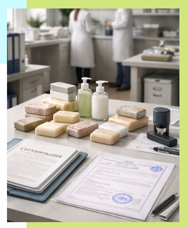 Сертификация мыла и сертификат на мыло в Кемерово от 12487 | Алешин-Кмр