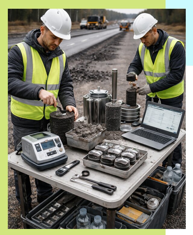 Сертификация асфальта: испытания и подтверждение в Кемерово