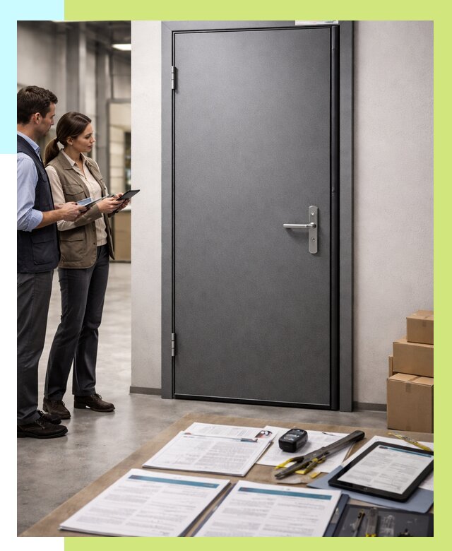 Сертификация противопожарных дверей в Кемерово от 9365 р. | Алешин-Кмр