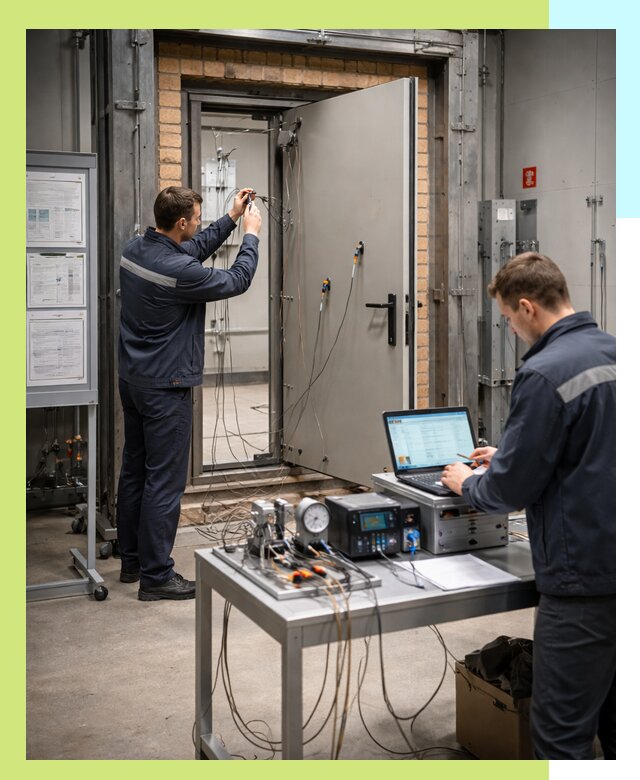 Сертификация противопожарных дверей в Кемерово по ГОСТ и ТР