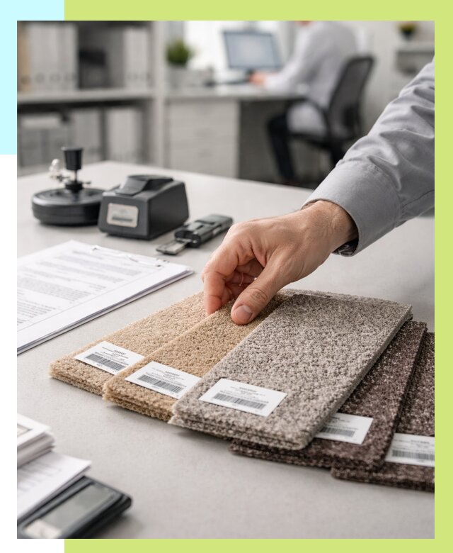 Сертификация ковролина в Кемерово от 15609 р., Алешин-Кмр