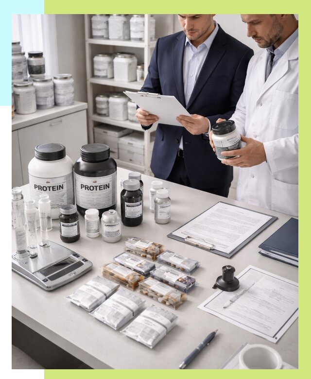 Сертификация спортивного питания в Кемерово от 15609 р., Алешин-Кмр