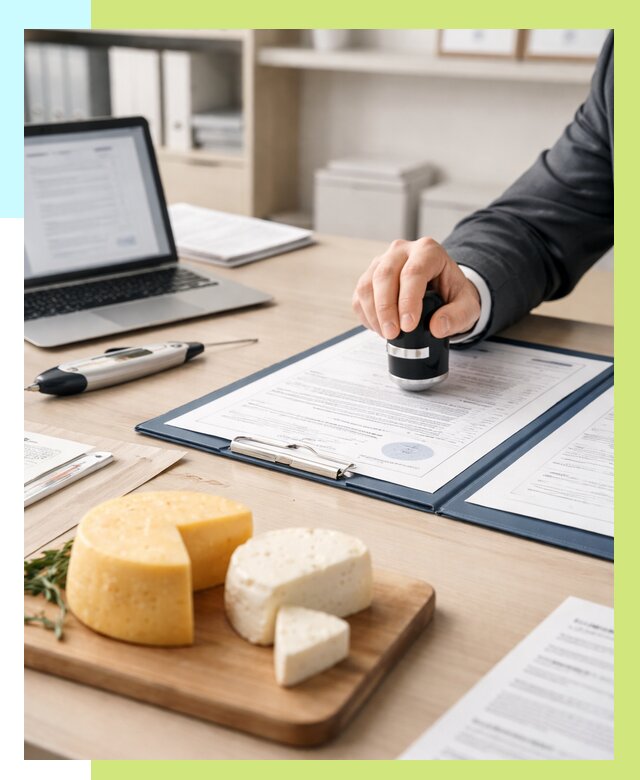 Сертификация сыров в Кемерово от 15609 р | Сертификат на сыр Алешин-Кмр