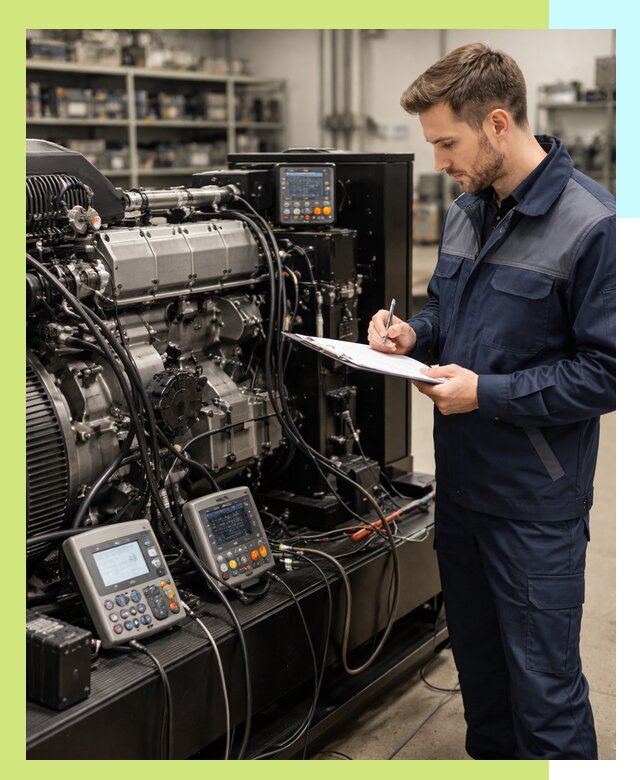 Сертификация дизельных генераторов и их оборудования в Кемерово