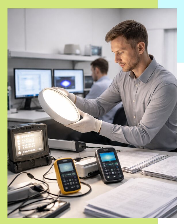 Сертификация светильников в Кемерово: испытания и оформление