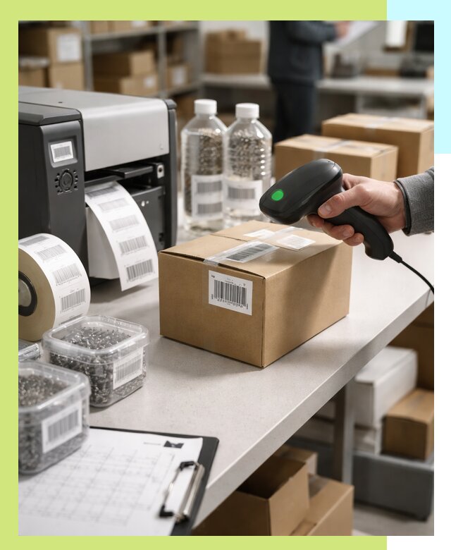 Штрихкодирование продукции и маркировка для продажи в Кемерово
