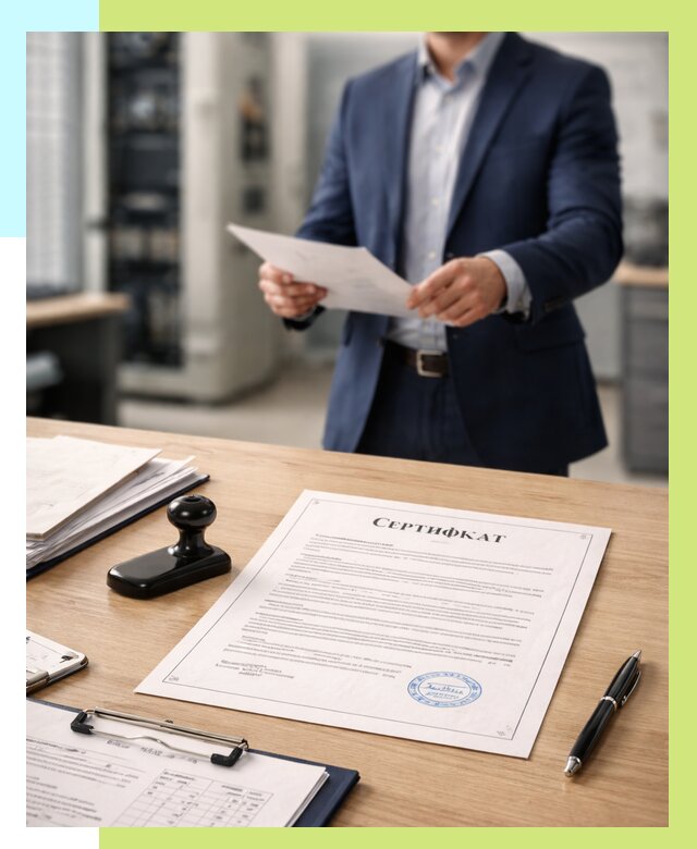 Сертификат на оборудование в Кемерово от 15609 р. | Алешин-Кмр