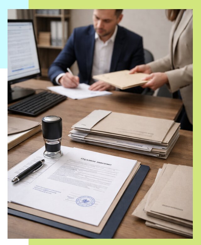 Отказное письмо для таможни в Кемерово от 3122 р, Алешин-Кмр