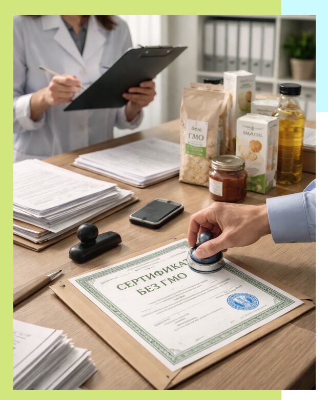 Получение сертификата Без ГМО для продукции в Кемерово