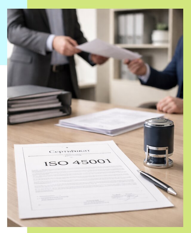 Сертификат ISO 45001 в Кемерово под ключ от 46827 р. | Алешин-Кмр