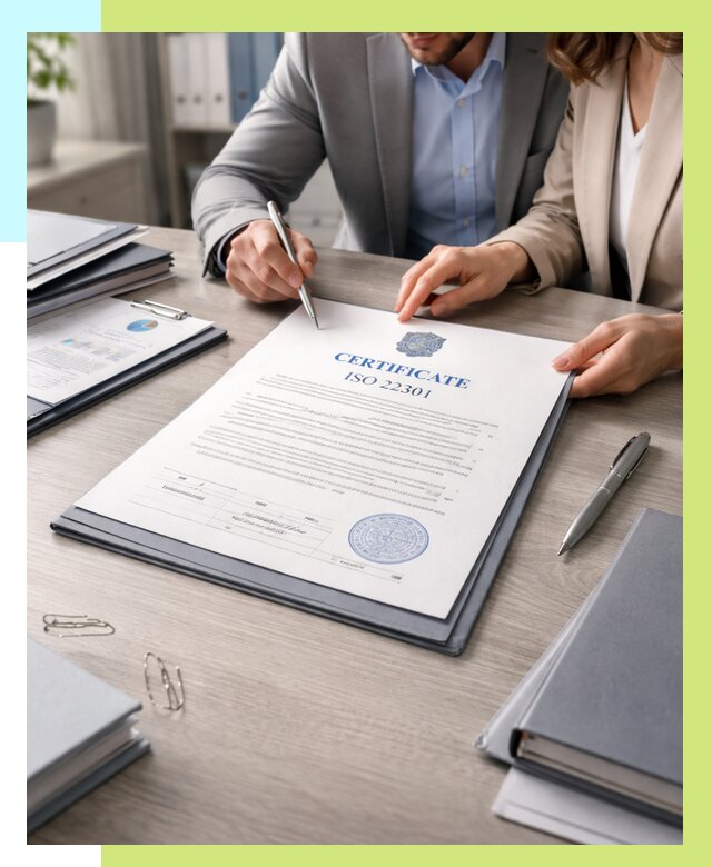 Сертификат ISO 22301 в Кемерово от 46827 р. | Алешин-Кмр срочно